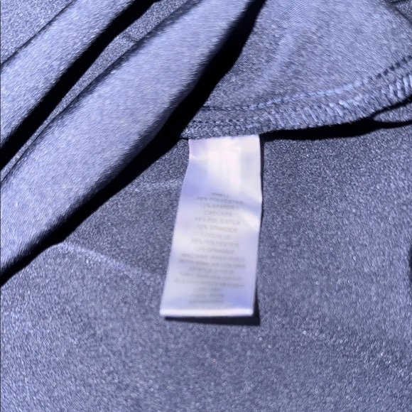 Vince Camuto Blue Asymmetrical One Shoulder Cocktail Dress - Picture 4 of 5